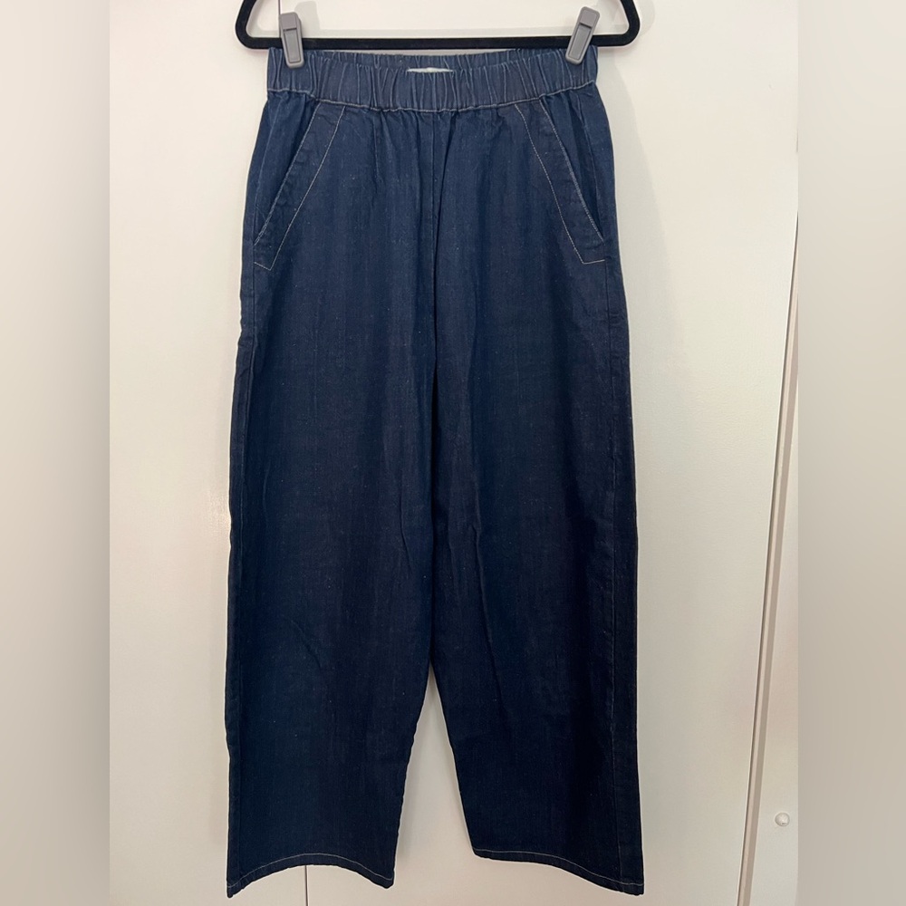 Micaela Greg Barrel Pant - Indigo